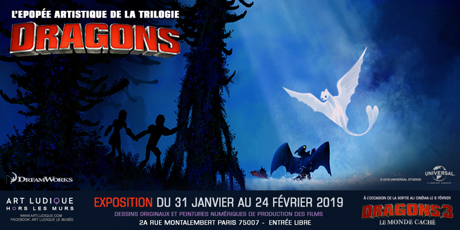 Photographies 360° de l’exposition Dragons